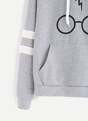 Minetom-Damen-Casual-Gedruckt-Streifen-Hoodies-Langarm-Jacke-Tops-Sweatshirt-Kapuzenjacke-Pullover-Crew-Neck-Mit-Kapuze-Sweatshirt