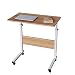 Produktbild SogesHome 60x40cm Laptoptisch Notebooktisch Laptopständer Notebookständer PC Tisch Beistelltisch für Bett und Sofa, Teak 05#1-60OK-SH