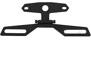‎VOBOR VOBOR Klappbare Kennzeichenhalter Rücklicht,Universal Kennzeichenhalter Motorrad Klappbar,Rücklichthalter Hintere Halterung für Dual Sport Anwendungen,Dirt Bike,ATV
