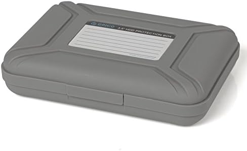ORICO 3.5 Inch External Hard Drive Case - Storage and Protection Box for 3.5" HDD, Including Western Digital WD, Seagate, Toshiba, Samsung, and etc. (Grey)