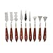 Produktbild Ultnice Malspachtel-Set aus Edelstahl, für 3D-Arbeiten, Mischer und Schaber, 9-teiliges Set