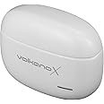 Volkano SoundWave: True Wireless Earbuds with Advanced Bluetooth V5.2 and Noise Reduction Technology - White
