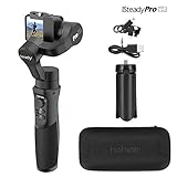 yi gimbal aliexpress 【Carga de la cámara y batería recargable de 4000 mAh】 Hohem iSteady Pro 2 puede funcionar durante 12 horas seguidas. El indicador de batería incorporado de 4000 mAh le indica cuánta energía queda. El estabilizador configurado con Micro USB / Tipo C para cámara de acción que también permite suministrar energía a otros dispositivos como un banco de energía.