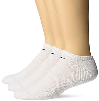 Nike Chaussettes Everyday Cushion No-Show Training (3 Pair) Blanc 35-38 EU