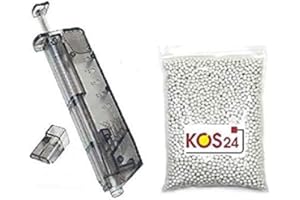 ‎KOSXBO KOSxBO® 5000 Softair BBS 0.20g Premium BB Kugeln 6mm Airsoft inklusive Speedloader