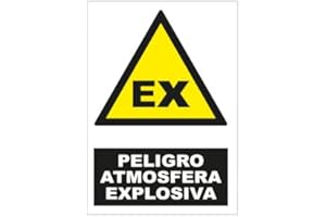S21 Señalización ADR2407.G Señal peligro atmosfera explosiva, Multicolor