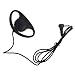 Produktbild Aiming D-Form 3.5mm Listen Only weiche Gummi Hörmuschel-Kopfhörer für Radio-1PIN