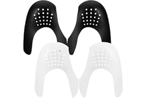 ‎CREASEKEEP Creasekeep® 2 Paar Sneaker Anti Creases Knick Falten Schutz anpassbar Air Force Jordan (Schwarz/Weiss)