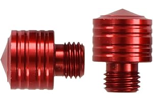 ‎ASUDARO Motorrad Spiegel Schraubkappe Abdeckung,Asudaro 2Stück Rückspiegel Schraube M10 Universal Motorrad Gewindebolzen Adapter Schrauben Geändert Rückspiegel Sitz Dekorative Schraubkappe Abdeckung,Rot
