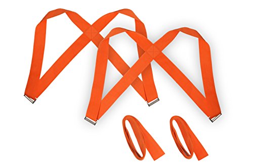 Nordstrand - Arnés para levantar peso - Sistema de correas para dos personas para transportar fácilmente muebles y objetos pesados - Hasta 500 kg