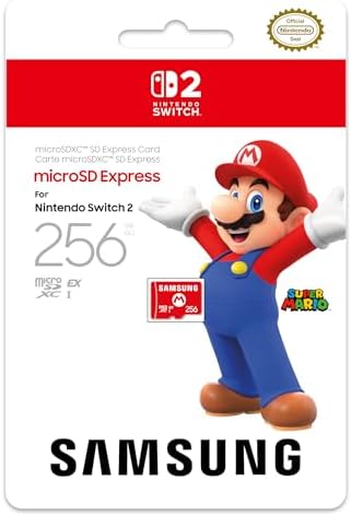 Scheda Micro SD Express Samsung (256 GB) per Nintendo Switch 2