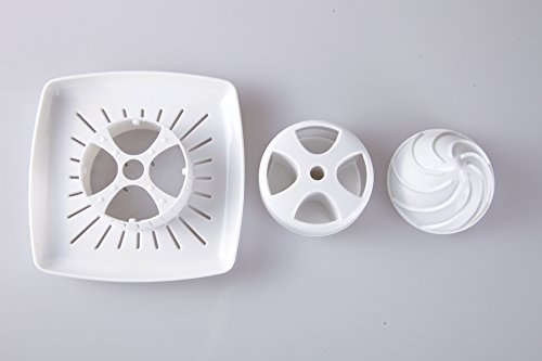 ICO ICO017 8–1 Profi Spiralschneider mit Mandoline, Käsereibe, und Saftpresse, Kunststoff, weiß, 24.8 x 21.6 x 14.6 cm - 8