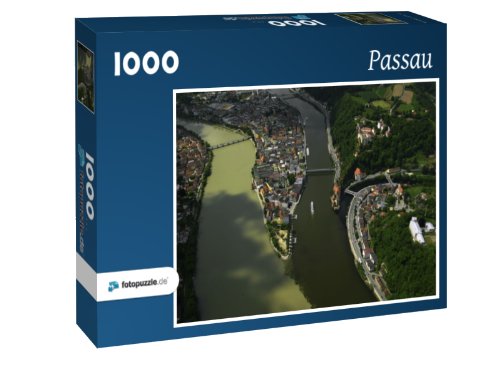 Preisvergleich Produktbild Passau - Puzzle 1000 Teile mit Bild von oben