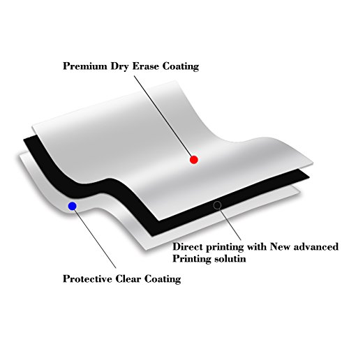 Newcomdigi Wochenplaner Kreidetafel Magnettafel 30 x 40 cm - 3