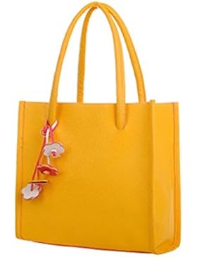 Damen tasche sale, Frashing Mode Frauen Tote Elegante Handtaschen Leder Umhängetasche Süßigkeiten Farbe Blumen...