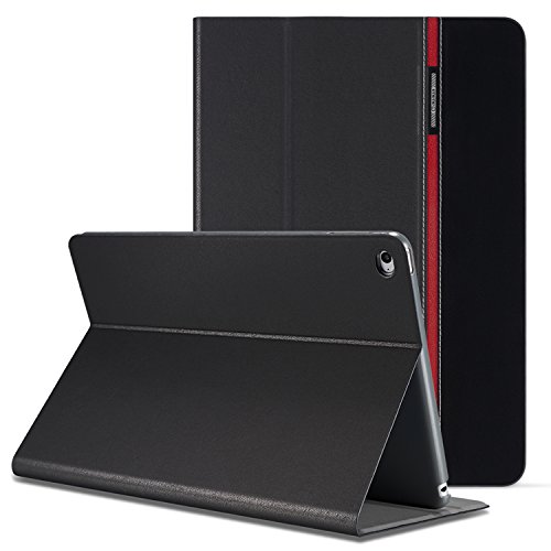 AUAUA iPad Air 2 Hülle, iPad Air 2 Leder Tasche Schutzhülle mit Auto aufwachen / Schlaf Funktion + Clear Schutzfolie (Gift) für Apple iPad Air 2 Zoll Apple Tablet