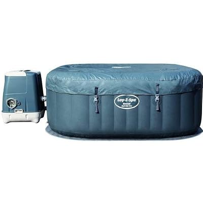 Bestway - Spa gonflable Hawaii HydroJet Pro, 4/6 personnes, carré, 180 x 180 x 71 cm