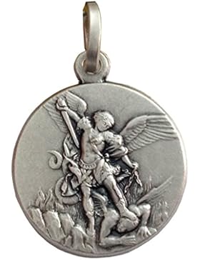 925 Sterling Silber Heilige Michael der Erzengel Medaille - Der Schutzheiligen Medaillen