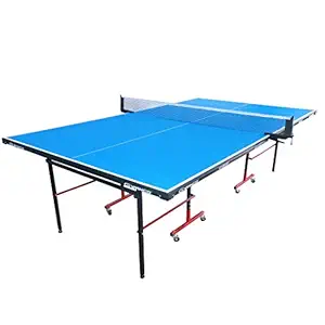 Gymnco Economy Full Size Table Tennis Table with Wheels ( 2 racquets and balls, cover)