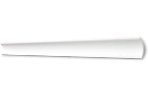 DECOSA Moulure B5 - polystyrène - blanc - 35 x 35 mm - longueur 2 m - 5 pièces (=10 m)