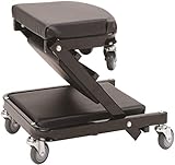 MAQLKC Creeper de mécanicien, Outil de réparation Automobile, Rouleau Creepers Ergonomique Corps et appuie-tête rembourré et Double Plateaux d'outils