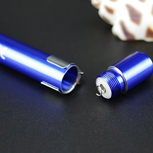 ROSENICE 3pcs wiederverwendbare LED Penlight, Mini-LED-Taschenlampe Feder (zufälligen Farbe) - 2