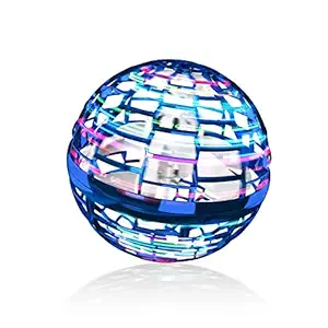 LUCHILA Boomerang Flying Ball Toys, Flying Orb Ball Boomerang Mini Pro Spinner Toys for Boys Girls Kids Adult Indoor Outdoor, USB Rechargeable Built-in RGB Lights (Pack of One)