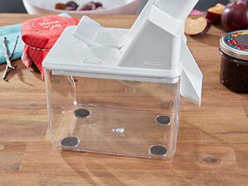 Leifheit Twist Disc - Deshuesadora de ciruelas de plástico, Color