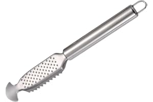 laocaf Fischschuppen Entferner, Neuer 3-In-1 Fischschupper, Einfaches Entfernen von Fischschuppen und Eingeweiden, Fischmesser aus Edelstahl, Effizientes Werkzeug In der Küche (2)