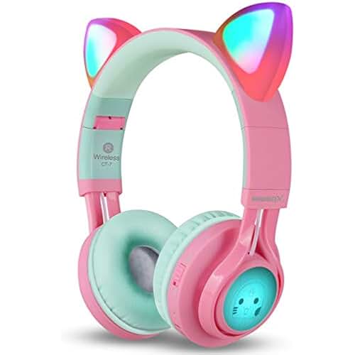 Amazon.co.uk pink cat ears headphones Electronics & Photo
