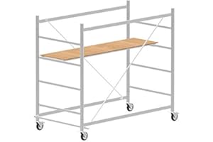 SC EDIL FABBRICA TRABATTELLI Trabattello altezza di lavoro 3.20 m in acciaio serie JOLLY 130 made in italy | SCEDIL