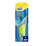 Tecnología GelActiv Scholl Plantillas Gel Activ Sport Hombre para Zapatillas Deportivas, 40-46.5, 1 par
