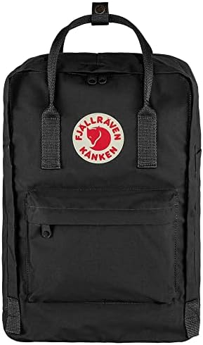 Fjällräven Kånken Laptop 15", Zaino Sportivo Unisex Adulto, Nero, Taglia unica