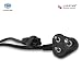LAPSTER Laptop Power Cable Cord- 3 Pin Adapter - ISO 9001:2008 Certified (1.8 Meter/ 6 Feet - 2 Years Warranty) RS.297.00
