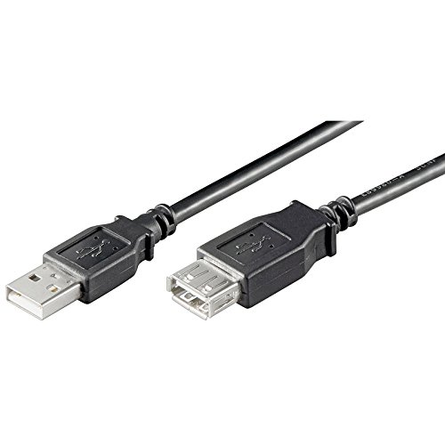 Preisvergleich Produktbild Goobay 24904 USB 2.0 Hi-Speed Verlängerungskabel, 3m schwarz