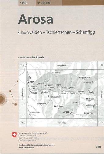 Preisvergleich Produktbild Swisstopo 1 : 25 000 Arosa