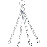ULTRA FITNESS New Punch Bag Chain Hook Heavy Duty Metal Chrome Plated Equipment
