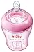 Nûby Nuby Natural Touch Decorated Baby Bottles (6 Pack, Pink)