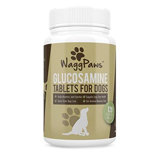 WaggPaws Dog Joint Supplement With Glucosamine For Stiff And Older Dogs With Green Lipped
