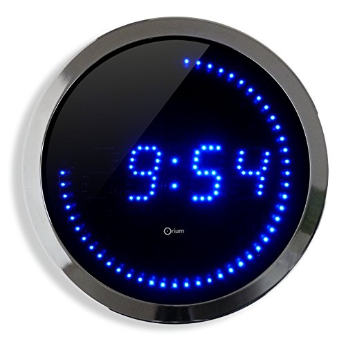 Orium - Reloj con LED azul (30 cm)