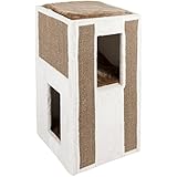 Kerbl 81551 Kratztonne Galina, 40 x 40 x 78 cm, weiß