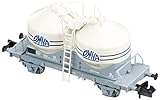 Maßstabsgetreues Modell Arnold HN6375 Siloewagen Bauart Ucs der DB OMYA, Epoche IV/V Modellbahn, Grau
