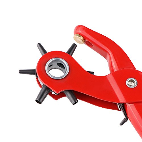 Leder Punch Reifenplatzer Uhrenarmband Locher Hand schwere Gürtel Locher Werkzeug für Sattel, Schuh Stoff Papier 2.0-4,5 mm - 8