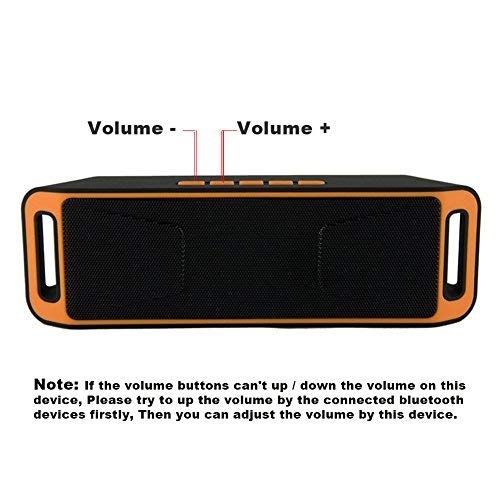 Veemoo Altavoz Est  reo Bluetooth Port  til Altavoces Con Radio FM Micr  fono Puerto USB AUX Para iPhone Android Smartphone Tablet PC Ordenador MicroSD U disco y Dispositivos Bluetooth de Audio
