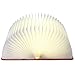 Produktbild iLifeSmart Folding Buch LED Lampe Nachtlicht USB Aufladbare Bunte für Haus, Dekoration (Gelb)