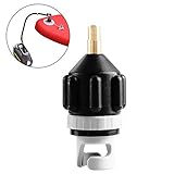 Hamkaw Adaptateur à Valve, Sup Valve Adatpor de Stand up Paddle Board Compresseur Adaptateur pour Canots Pneumatiques Kayak Pompe A Pied Pompe électrique