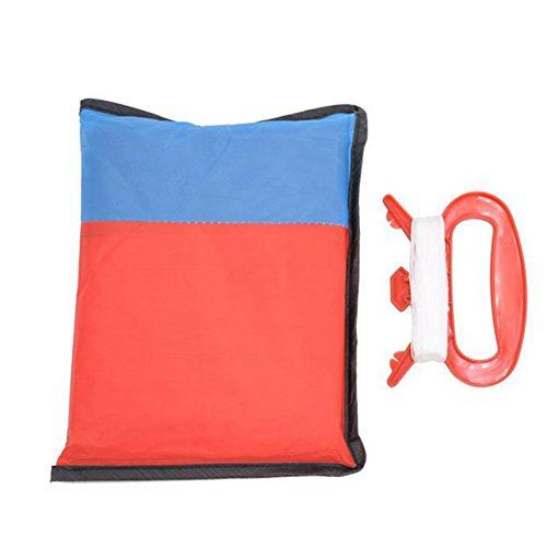 Mossun Huge Red Octopus Kite For Kids Software Long Tail 13.2 Feet Height Flyer Kite with 60 m line in kite reel Perfect for Outdoor Play