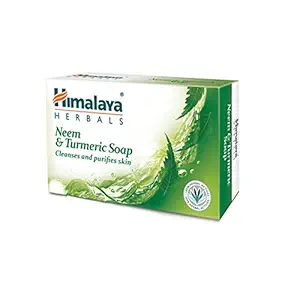 Himalaya Herbals Neem and Turmeric Soap, 125gm (Pack of 4) with Value Pack Save Rs.20