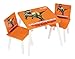 Kidsaw Giganotosaurus Table with 2 Chairs for 12 Months and Above (Brown)