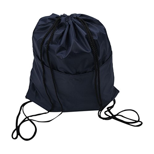 Preisvergleich Produktbild REFURBISHHOUSE Turnbeutel Sportbeutel Gymnastikbeutel Rucksack Beutel Tasche tiefes Blau